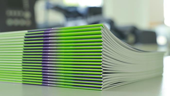 Stack of flyers